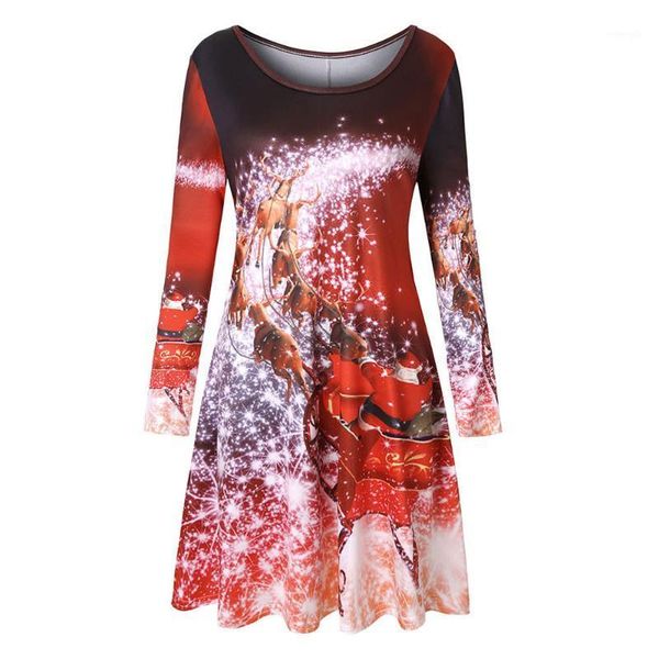 christmas dress women long sleeve vintage xmas christmas printing round neck party swing dress vestido festa feminina1, Black;gray
christmas dress women long sleeve vintage xmas christmas printing round neck party swing dress vestido festa feminina1, Black;gray
