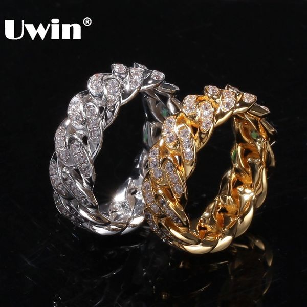 uwin 8mm cuban link rings hiphop wedding party jewerly full iced out cubic zirconia fashion micro pave ring for men women 201026, Golden;silver
uwin 8mm cuban link rings hiphop wedding party jewerly full iced out cubic zirconia fashion micro pave ring for men women 201026, Golden;silver