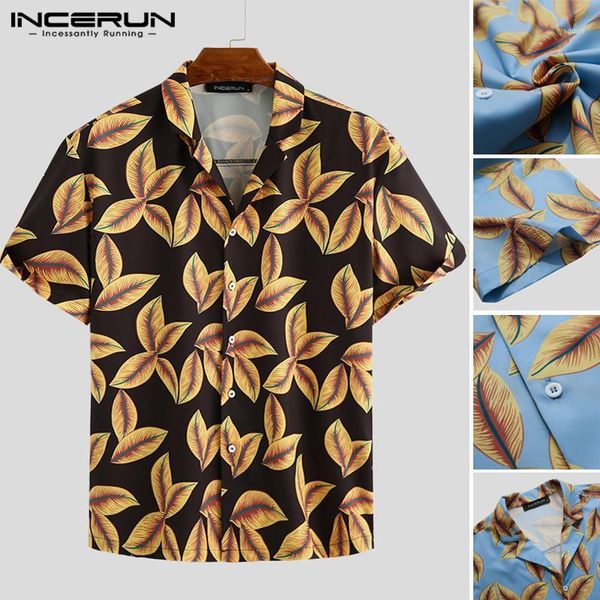 incerun casual short sleeve lapel shirt men hawaiian beach printed shirts fashion loose floral vacation button up blouse1, White;black
incerun casual short sleeve lapel shirt men hawaiian beach printed shirts fashion loose floral vacation button up blouse1, White;black