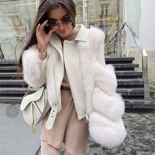 real fur coat vest winter jacket women natural fox fur genuine leather outerwear streetwear thick warm fashion locomotive 201112, Black
real fur coat vest winter jacket women natural fox fur genuine leather outerwear streetwear thick warm fashion locomotive 201112, Black