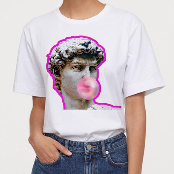 2020 new kpop women clothes spoof funny david print t-shirts aesthetic harajuku short sleeve streetwear femme camisa mujer, White
2020 new kpop women clothes spoof funny david print t-shirts aesthetic harajuku short sleeve streetwear femme camisa mujer, White