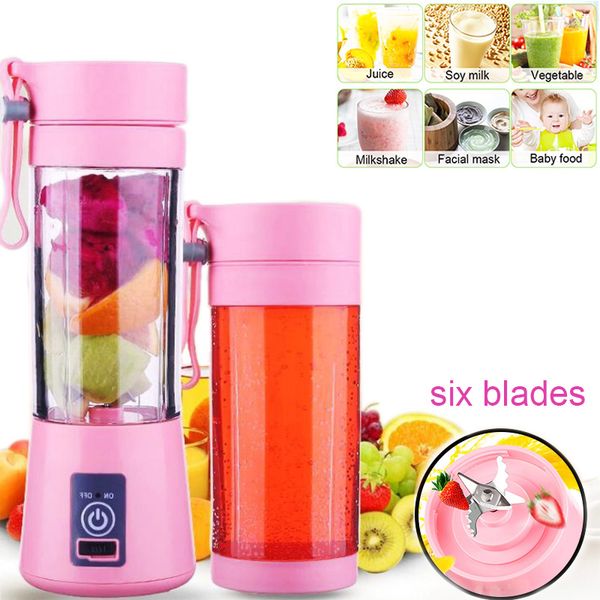 6 blades blender portable juicer mixer processor mini hand mixer electric blenders bottle smoothie kitchen machine
6 blades blender portable juicer mixer processor mini hand mixer electric blenders bottle smoothie kitchen machine