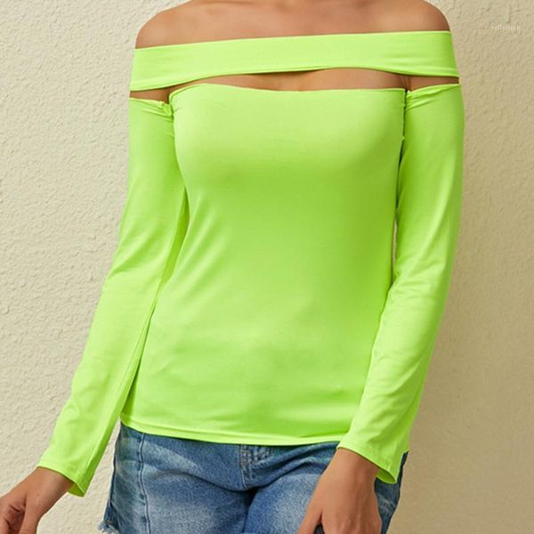 fashion hollow out t shirts women off shoulder tshirt women long sleeve spring casual for solid color casual, White
fashion hollow out t shirts women off shoulder tshirt women long sleeve spring casual for solid color casual, White