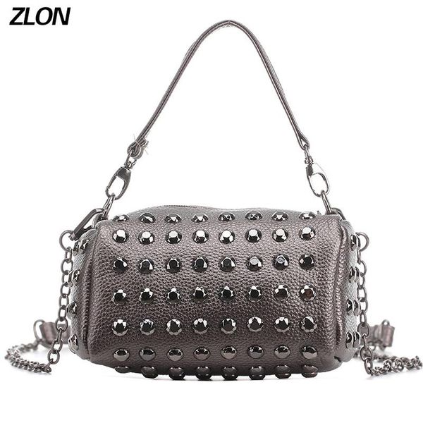 zlon fashion women rivets shoulder bag bucket bag mini lovely messenger women leather crossbody n104
zlon fashion women rivets shoulder bag bucket bag mini lovely messenger women leather crossbody n104
