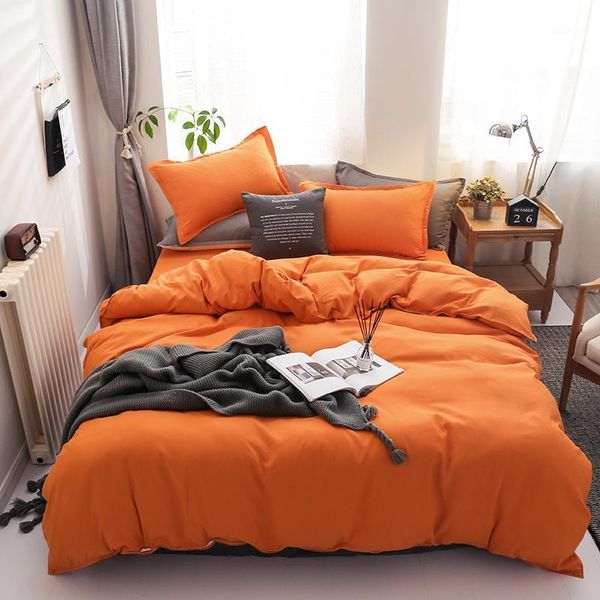 winter new solid orange color bedding set bed linen flat bed sheet duvet cover pillowcase full single 3 / 4pcs1
winter new solid orange color bedding set bed linen flat bed sheet duvet cover pillowcase full single 3 / 4pcs1
