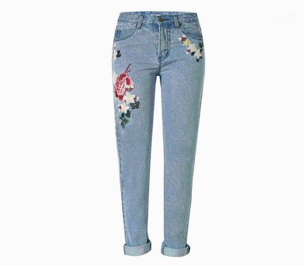 women's jeans vintage 3d rose flower embroidered women plus size loose boyfriend for casual long baggy straight denim pants1, Blue
women's jeans vintage 3d rose flower embroidered women plus size loose boyfriend for casual long baggy straight denim pants1, Blue