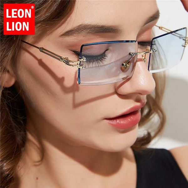 leonlion rimless sunglasses women square sunglasses women sun glasses for men feminino, White;black
leonlion rimless sunglasses women square sunglasses women sun glasses for men feminino, White;black