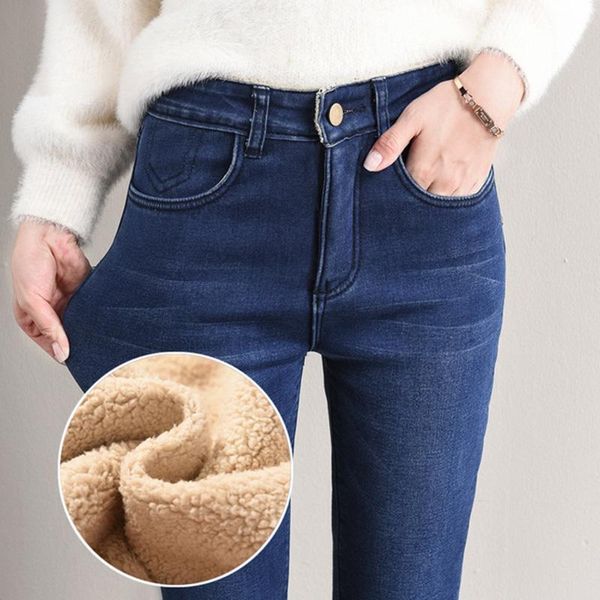 women's jeans women winter high waist fashion autumn plus velvet skinny warm thick denim pants female size stretch pantalon, Blue
women's jeans women winter high waist fashion autumn plus velvet skinny warm thick denim pants female size stretch pantalon, Blue