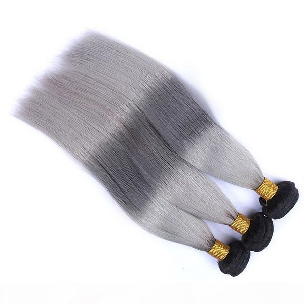 9a 1b grey ombre brazilian virgin human hair extensions ombre gray peruvian malaysian indian cambodian straight hair weave bundles, Black
9a 1b grey ombre brazilian virgin human hair extensions ombre gray peruvian malaysian indian cambodian straight hair weave bundles, Black