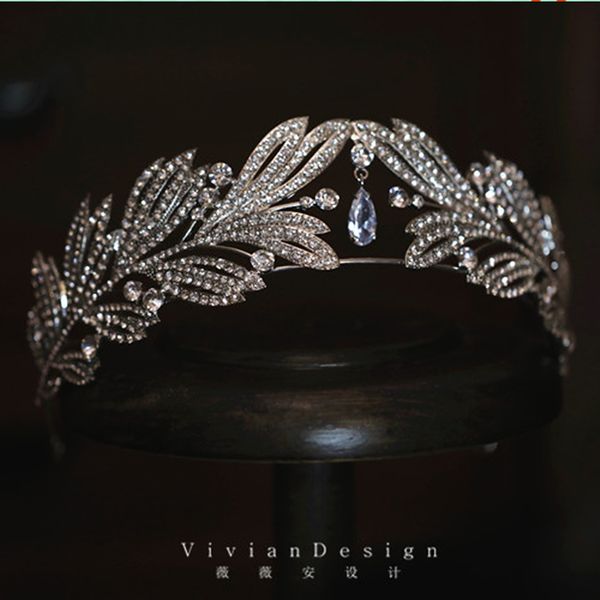bride's big crown, water diamond zircon pendant, gorgeous luxury hair ornament, headdress, wedding p accessories, Silver
bride's big crown, water diamond zircon pendant, gorgeous luxury hair ornament, headdress, wedding p accessories, Silver