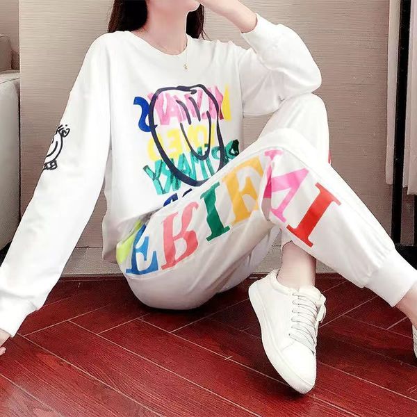 2021 new a piece/2 farts all female fashion brand spring and autumn releases casual western women's t-shirts wear suit 34eh, White
2021 new a piece/2 farts all female fashion brand spring and autumn releases casual western women's t-shirts wear suit 34eh, White