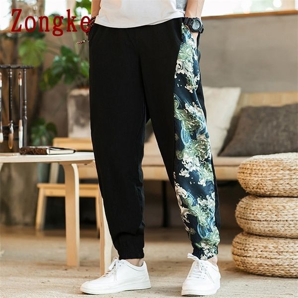 zongke chinese style cotton linen pants men joggers men pants streetwear sweatpants harem pants men trousers 5xl spring new 201113, Black
zongke chinese style cotton linen pants men joggers men pants streetwear sweatpants harem pants men trousers 5xl spring new 201113, Black
