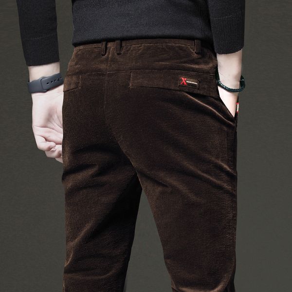 2020 corduroy men's casual pants -buck elastic-style waistband-winter waistband pencil slacks man overalls 18th, Black
2020 corduroy men's casual pants -buck elastic-style waistband-winter waistband pencil slacks man overalls 18th, Black