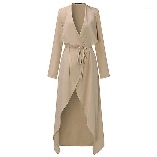 women fashion trench coat long cardigan spring belted solid long coat casual ruffles elegant outerwear thin trench coats 5xl1, Tan;black
women fashion trench coat long cardigan spring belted solid long coat casual ruffles elegant outerwear thin trench coats 5xl1, Tan;black