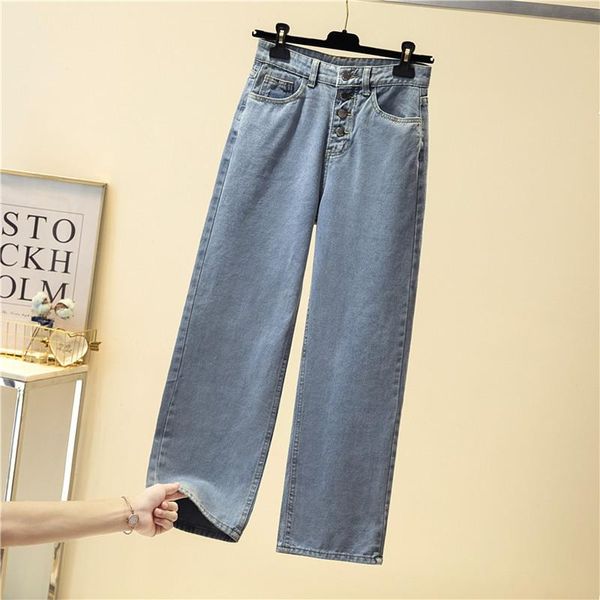 women's jeans 2021 high waist fashion straight loose wide leg denim mopping pants casual vintage washed blue plus size trousers
women's jeans 2021 high waist fashion straight loose wide leg denim mopping pants casual vintage washed blue plus size trousers