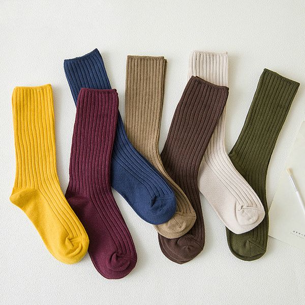 japanese harajuku retro women cotton loose socks high school girls korean style knitting solid color long black pink designer, Black;white
japanese harajuku retro women cotton loose socks high school girls korean style knitting solid color long black pink designer, Black;white