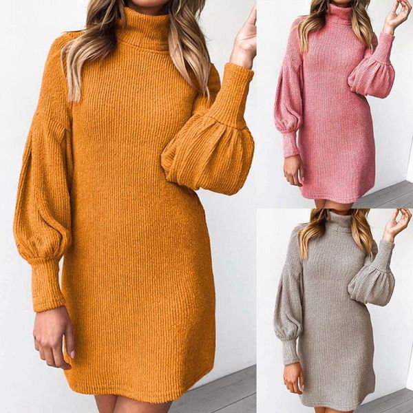 women medium length solid color sweater high neck bubble sleeve sweater fashionable spiral autumn winter warm, White;black
women medium length solid color sweater high neck bubble sleeve sweater fashionable spiral autumn winter warm, White;black