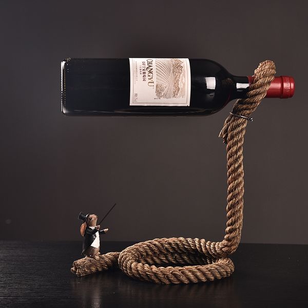 creative rabbit magician wine rack simple european rope wine bottle rack resin crafts home furnishings room decoration
creative rabbit magician wine rack simple european rope wine bottle rack resin crafts home furnishings room decoration