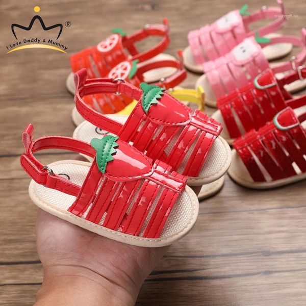 sandals summer fruit born toddler strawberry apple watermelon baby girl pu leather soft cotton non-slip shoes1, Black;red
sandals summer fruit born toddler strawberry apple watermelon baby girl pu leather soft cotton non-slip shoes1, Black;red