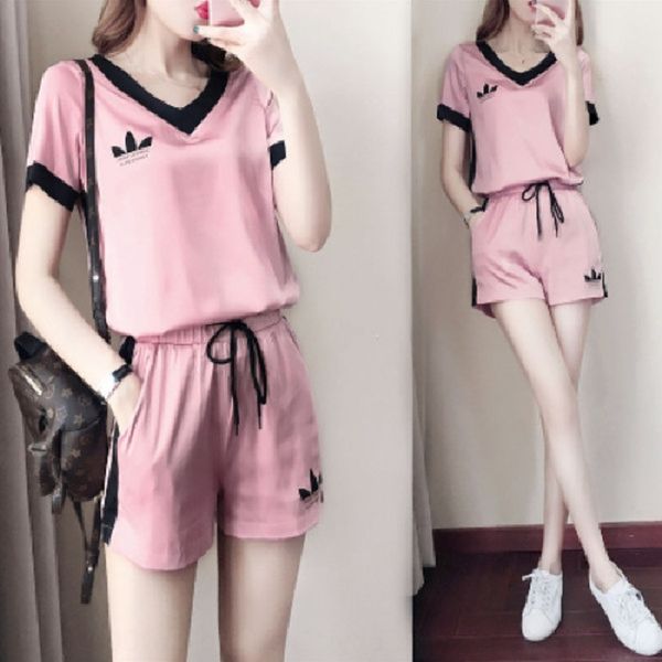 new summer women's two piece suit korean shorts and shortsfashion loose skinny shorts running two leisure trends aeean, Gray
new summer women's two piece suit korean shorts and shortsfashion loose skinny shorts running two leisure trends aeean, Gray