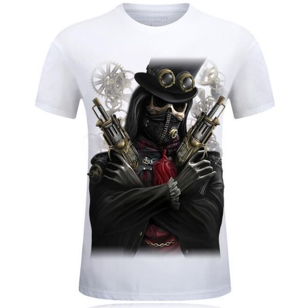 summer tshirt men fashion cool skulls printed short sleeved tees tee shirts clothing, White;black
summer tshirt men fashion cool skulls printed short sleeved tees tee shirts clothing, White;black