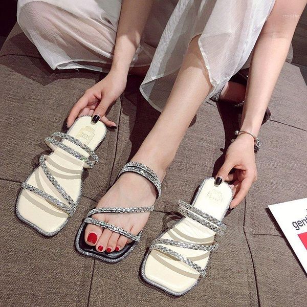 slippers beige black flat women crystal narrow band slides summer shiny heel outdoor open toe 20211
slippers beige black flat women crystal narrow band slides summer shiny heel outdoor open toe 20211