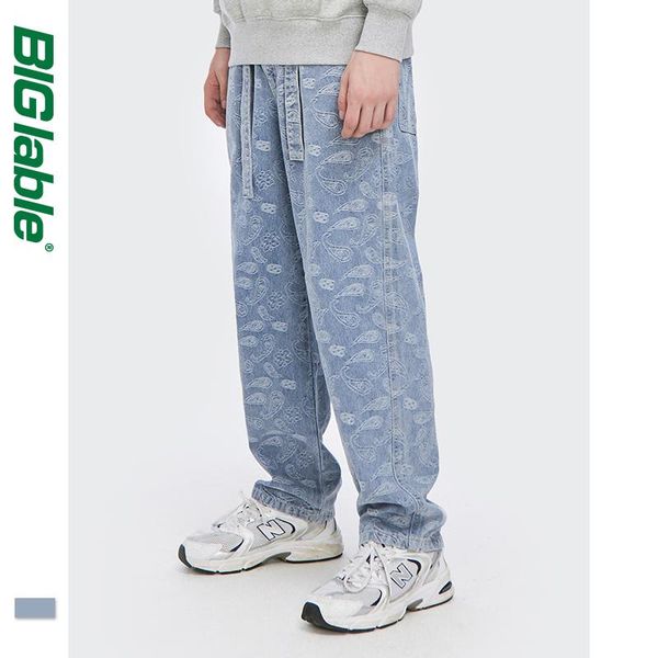 big lable men jeans autumn high street loose straight pant with belt men retro hip hop denim pant 3255w20, Blue
big lable men jeans autumn high street loose straight pant with belt men retro hip hop denim pant 3255w20, Blue