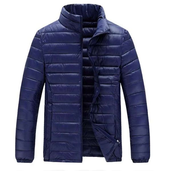 fall/winter fashion down jacket lightweight cotton jacket slim handsome jacket men's casual top, Black