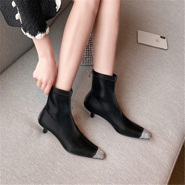 boots pxelena designer bling crystal stretch women kitten med heels shoes lady 2021 autumn winter party dress date office, Black
boots pxelena designer bling crystal stretch women kitten med heels shoes lady 2021 autumn winter party dress date office, Black