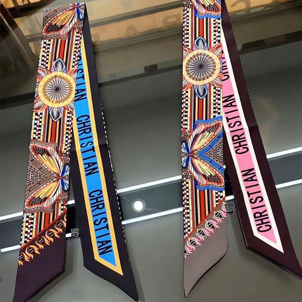 new geometric bee small ribbon tied bag handle silk scarf hair towel head scarf handle bag ribbon long scarves for women sj264, Blue;gray
new geometric bee small ribbon tied bag handle silk scarf hair towel head scarf handle bag ribbon long scarves for women sj264, Blue;gray