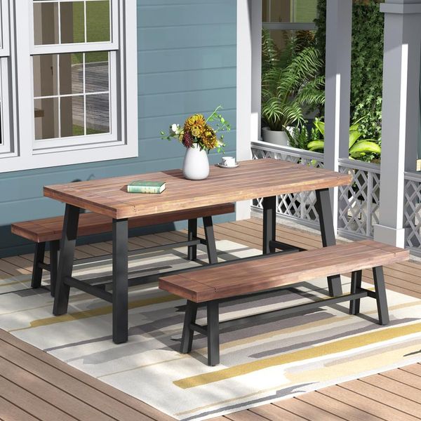patio set furniture table and bench set three pieces outdoor furniture garden set home furniture fast shipping us w wmtyvr
patio set furniture table and bench set three pieces outdoor furniture garden set home furniture fast shipping us w wmtyvr