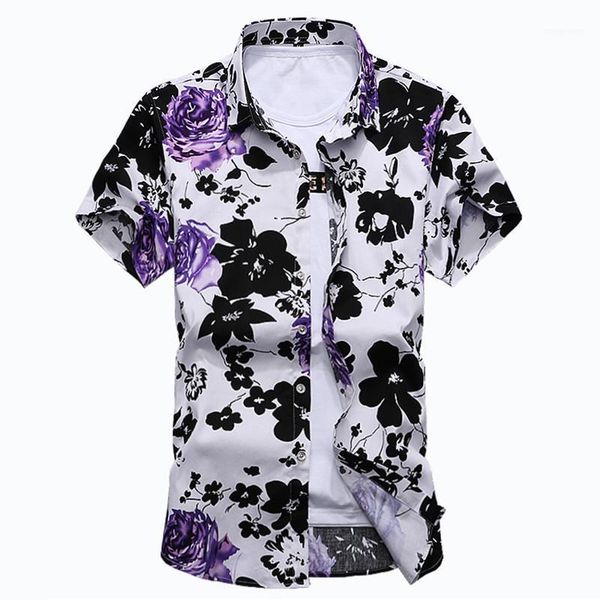 quality shirt men high summer turn down collar floral flowers short sleeves casual shirts bis size -4xl 5xl 6xl 7xl #20201, White;black
quality shirt men high summer turn down collar floral flowers short sleeves casual shirts bis size -4xl 5xl 6xl 7xl #20201, White;black