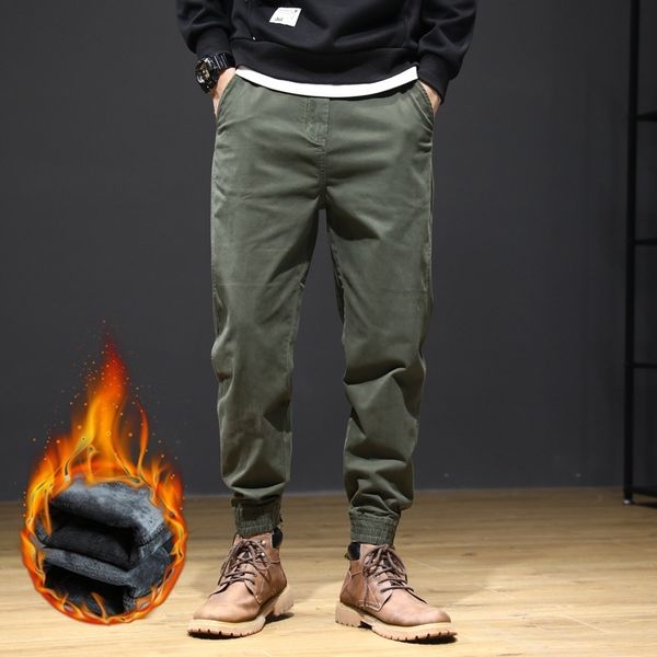 men's winter plus veet joggers 2020 military oversized cargo pants men thick warm loose streetwear hip hop trousers, Black
men's winter plus veet joggers 2020 military oversized cargo pants men thick warm loose streetwear hip hop trousers, Black