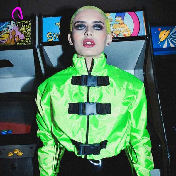 adogirl neon green basic jacket coat autumn 2021 street zipper bomber jacket women harajuku baseball jackets winterbreaker napq#, Black;brown
adogirl neon green basic jacket coat autumn 2021 street zipper bomber jacket women harajuku baseball jackets winterbreaker napq#, Black;brown
