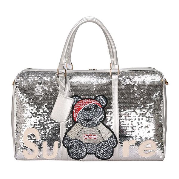 cute bear embroidery yoga gym bag tote women bag fashion shiny sequins handbag personalized colorful travel shoulder
cute bear embroidery yoga gym bag tote women bag fashion shiny sequins handbag personalized colorful travel shoulder