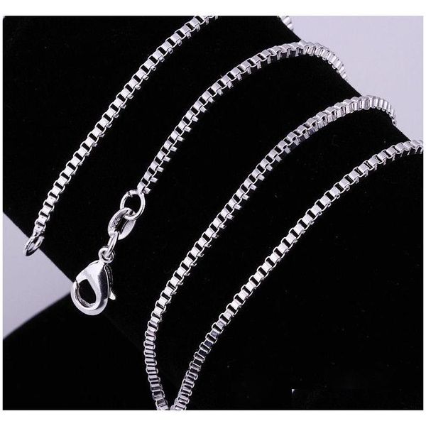 wholesale 10pcs 1.4mm 925 sterling silver necklace box link chains jewelry 16"/18"/20"/22"/24"/26"/28"/30
wholesale 10pcs 1.4mm 925 sterling silver necklace box link chains jewelry 16"/18"/20"/22"/24"/26"/28"/30