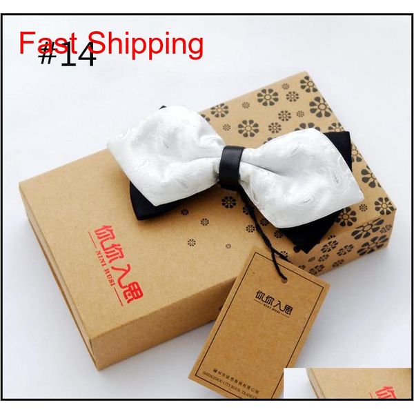 british aristocracy style ties cravat bowknot men sharp double bow tie solid color bow wedding groom pink bowti qyldxd dh_seller2010, Black;gray
british aristocracy style ties cravat bowknot men sharp double bow tie solid color bow wedding groom pink bowti qyldxd dh_seller2010, Black;gray