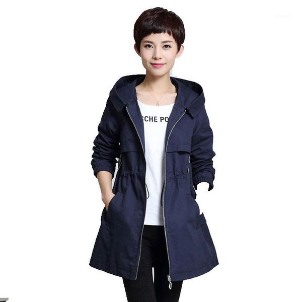 kcoors spring autumn hooded trench coat plus size 4xl 5xl slim leisure women trench twill cotton adjustable waist female coat1, Tan;black
kcoors spring autumn hooded trench coat plus size 4xl 5xl slim leisure women trench twill cotton adjustable waist female coat1, Tan;black