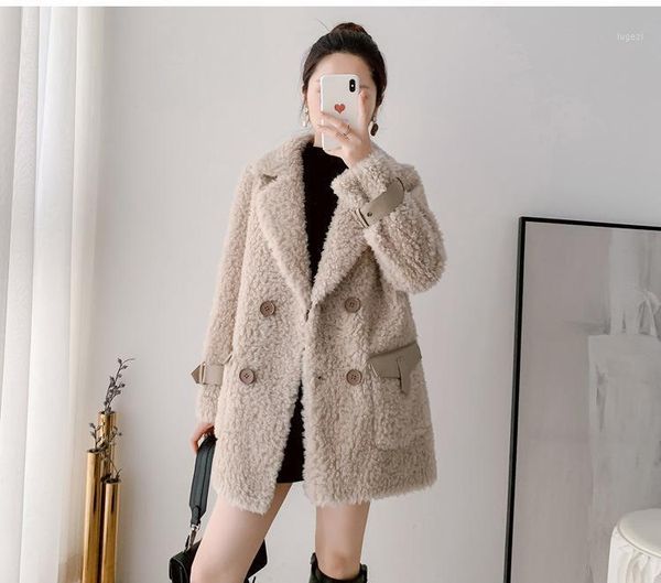 the leather for the new winter 2021 haining sheep sheared fur coat female leather show thin wool fur coat1, Black
the leather for the new winter 2021 haining sheep sheared fur coat female leather show thin wool fur coat1, Black
