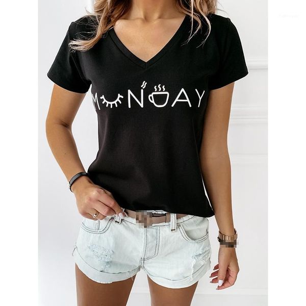 summer casual tshirt women creative letter print short sleeve v-neck tee korean clothing lady slim t shirt harajuku sj5971x1, White
summer casual tshirt women creative letter print short sleeve v-neck tee korean clothing lady slim t shirt harajuku sj5971x1, White