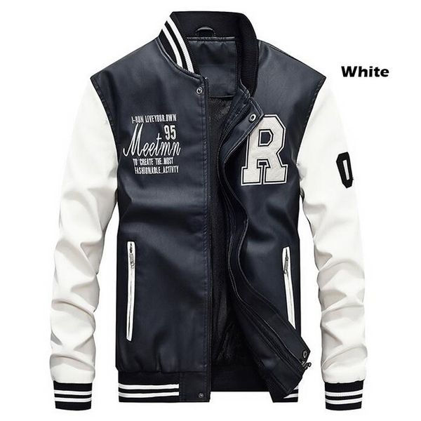 2021 new leather stick pu men's jackets slim fit college fleece luxo jacket 94kf, Black;brown
2021 new leather stick pu men's jackets slim fit college fleece luxo jacket 94kf, Black;brown
