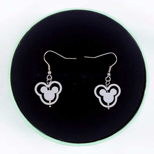 cartoon kawaii mouse stud earrings titanium stainless steel inlaid zircon earrings rose gold color fashion trendy women jewelry, Golden;silver
cartoon kawaii mouse stud earrings titanium stainless steel inlaid zircon earrings rose gold color fashion trendy women jewelry, Golden;silver