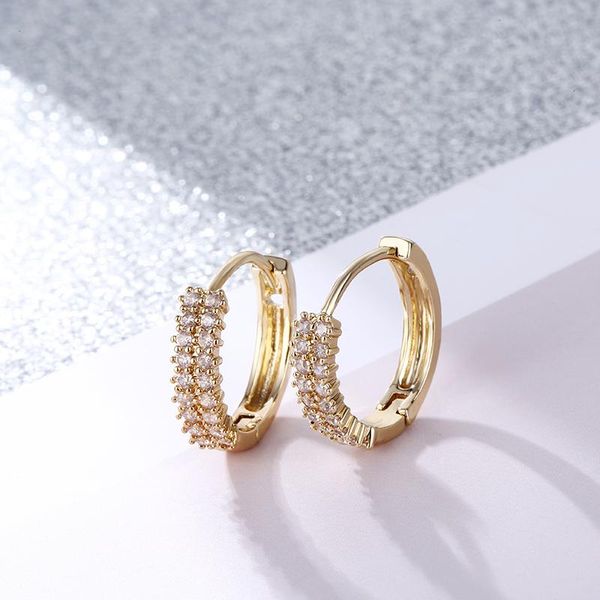 hoop & huggie fym fashion brand 3 colors round shape cubic zirconia earrings jewelry gift for women party, Golden;silver
hoop & huggie fym fashion brand 3 colors round shape cubic zirconia earrings jewelry gift for women party, Golden;silver