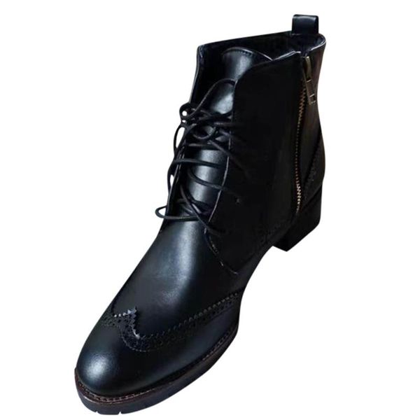 sagace outdoor boots mens leather boots men shoes official lace-up casual shoes men flats round toe low-heeled ankle, Black
sagace outdoor boots mens leather boots men shoes official lace-up casual shoes men flats round toe low-heeled ankle, Black