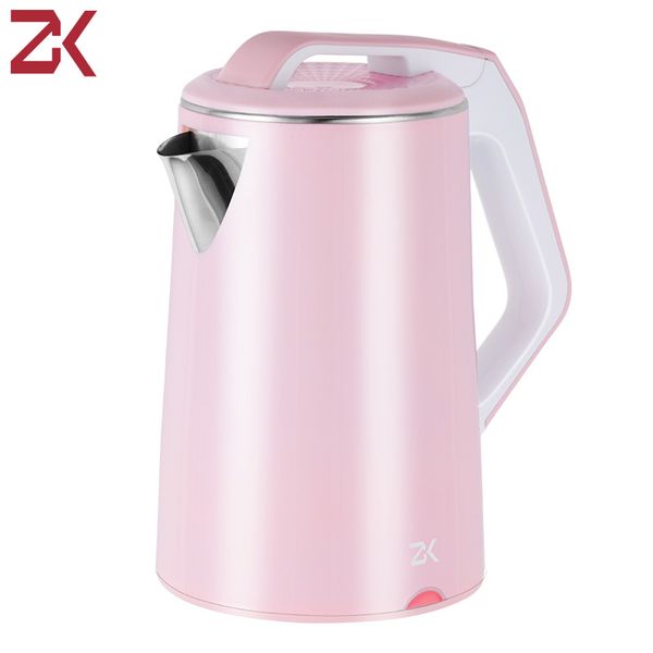 zk electric kettle fast boiling stainless water kettle teapot anti-overheat 1500w pink water boiler
zk electric kettle fast boiling stainless water kettle teapot anti-overheat 1500w pink water boiler