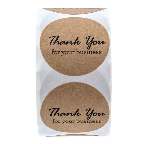 1inch 500pcs kraft paper thank you for your business adhesive stickers wedding gift bag envelope handmade stationery decor label
1inch 500pcs kraft paper thank you for your business adhesive stickers wedding gift bag envelope handmade stationery decor label