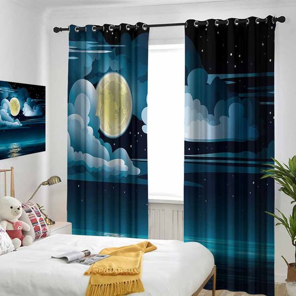 thermal insulated room darkening window shade clouds full moon and stars over the sea romantic fantasy graphic print curtain
thermal insulated room darkening window shade clouds full moon and stars over the sea romantic fantasy graphic print curtain