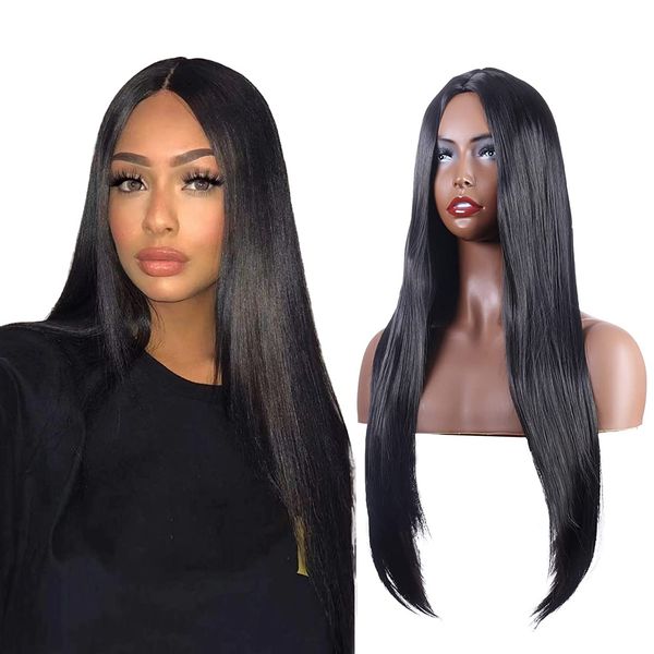 lx brand long straight lace wigs for women high temperature daily used synthetic wig fiber hair middle part glueless wigfactory direct, Black
lx brand long straight lace wigs for women high temperature daily used synthetic wig fiber hair middle part glueless wigfactory direct, Black