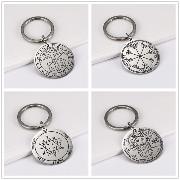 10pcs/set key of solomon amulet car keychain holder pentacle of the sun mercury stainless steel talisman pendant keyring gift, Slivery;golden
10pcs/set key of solomon amulet car keychain holder pentacle of the sun mercury stainless steel talisman pendant keyring gift, Slivery;golden
