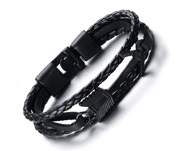 men's genuine braided leather arrow anchor wrap bracelet maritime nautical black men's genuine factory direct visibility bbyluh
men's genuine braided leather arrow anchor wrap bracelet maritime nautical black men's genuine factory direct visibility bbyluh